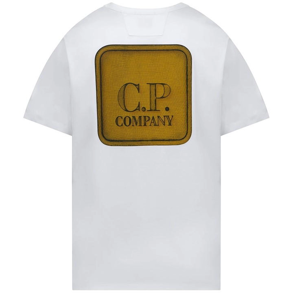 CP Company Mercerized Graphic T-Shirt - White